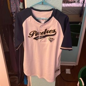 NWOT MLB Embroidered Padres jersey